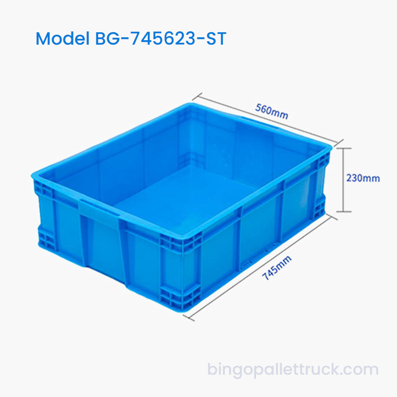 جعبه پلاستیکی 77L HDPE برای قطعات کارگاهی