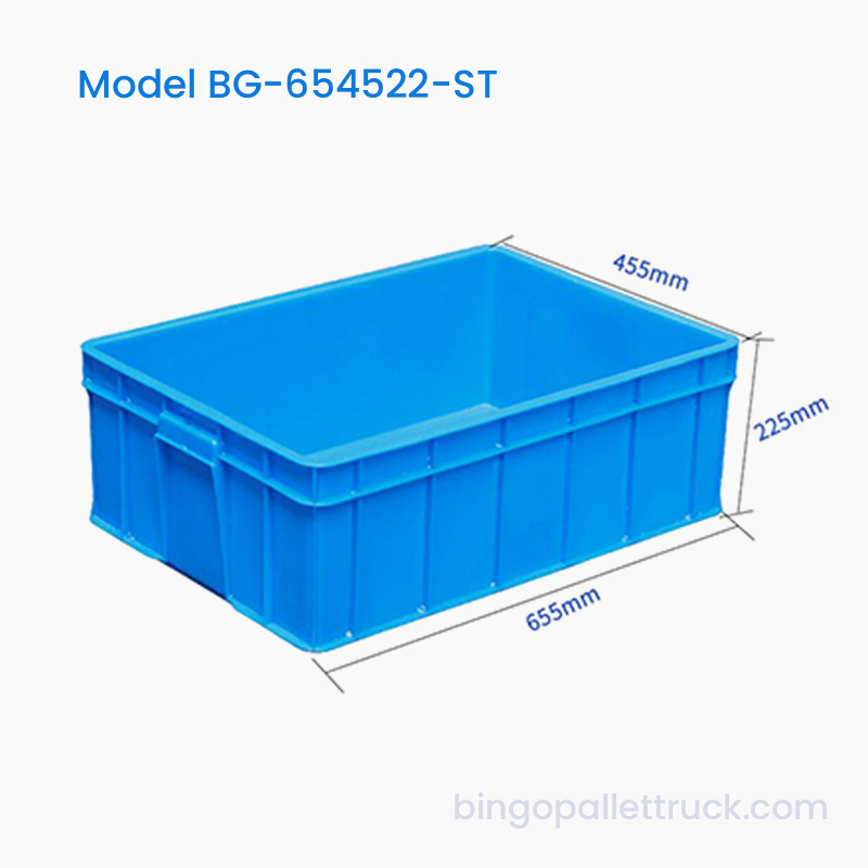 جعبه پلاستیکی 56 لیتری HDPE برای لجستیک مواد غذایی