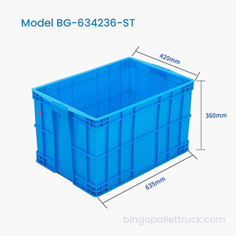 کانتینر ذخیره سازی صنعتی 78L HDPE برای انبار