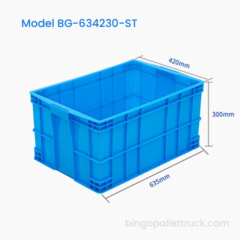 سطل ذخیره سازی صنعتی HDPE جعبه پلاستیکی 65 لیتری