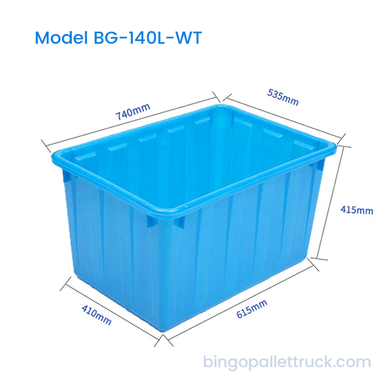 مخزن 140 لیتری HDPE برای خرده فروشی و عمده فروشی مایعات فله