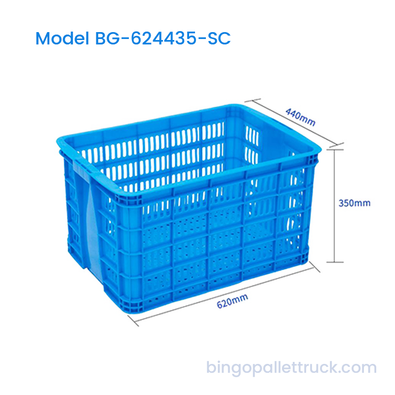 جعبه ذخیره سازی صنعتی 77L HDPE ضخیم برای انبار
