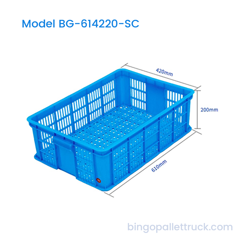 جعبه پلاستیکی HDPE بادوام 42 لیتری برای لجستیک کالا