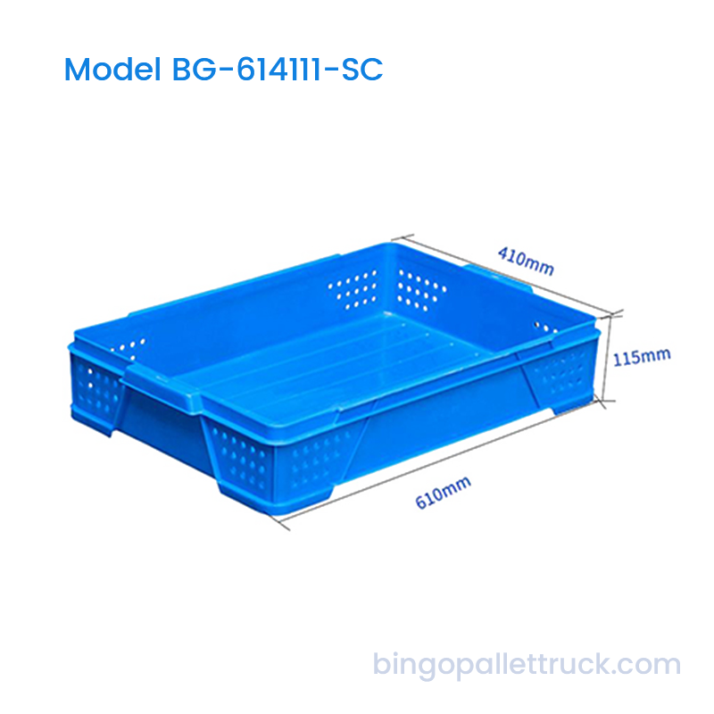 جعبه نان پلاستیکی HDPE 22 لیتری برای استفاده در نانوایی
