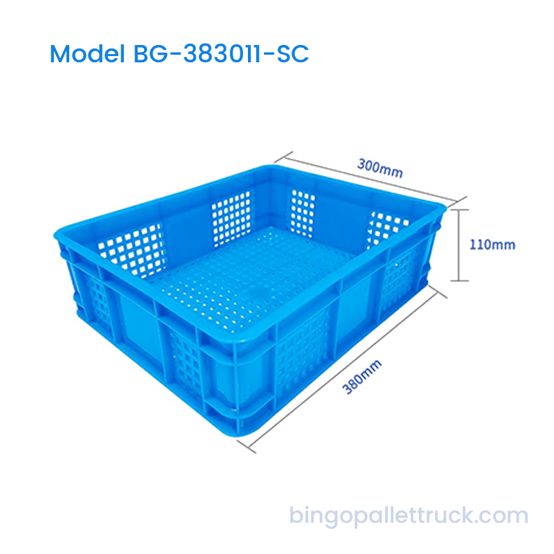جعبه HDPE 10 لیتری سبک وزن برای میوه ها و انواع توت ها